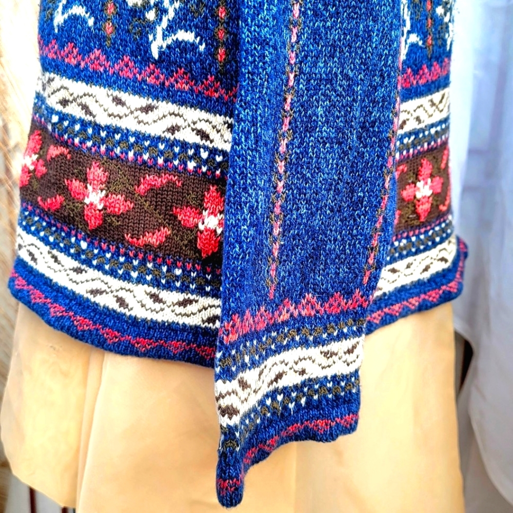 Folkwear Sweater in Linen Blend by Lizwear  Petite